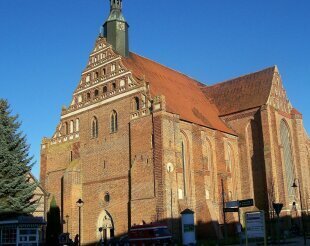 Bad Wilsnack, Kirche, in Prignitz und Brandenburg.